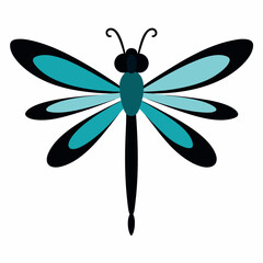 a cute Dragonfly vector artwork illustration