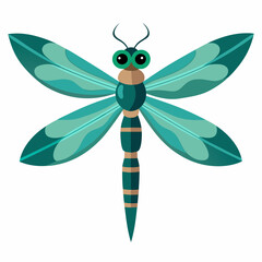 a cute Dragonfly vector artwork illustration