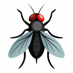 a cute fly vector artwork illustration and svg