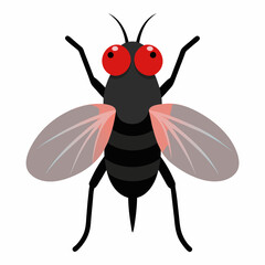 a cute fly vector artwork illustration and svg