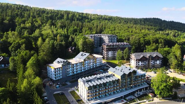 Mountains forest vacation spot hotel tourism Germany