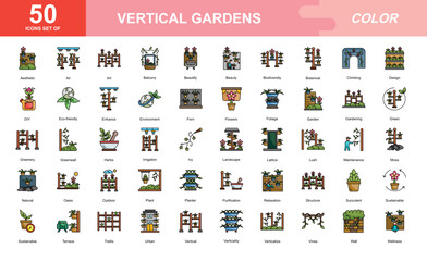 Vertical Gardens icon set