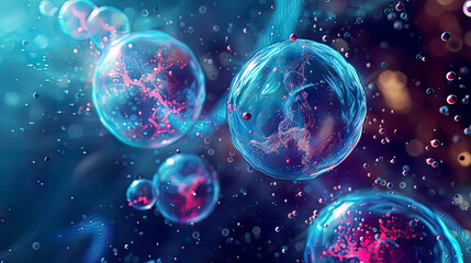 Nanotechnology in personalized medicine high detail futuristic healthcare 