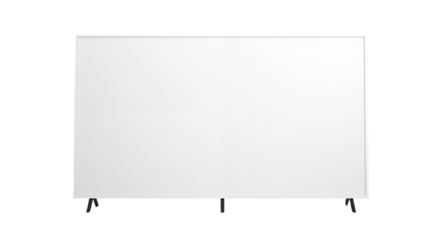 Pasteboard featuring a modern website design isolated on transparent background