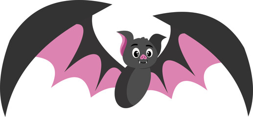 Flying Bat Cartoon