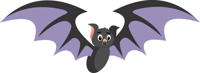Flying Bat Cartoon
