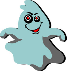 Halloween Ghost Cartoon Emoji