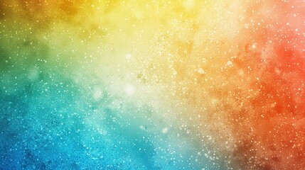 Fototapeta premium Anime Style Image with Colorful Water Splashes