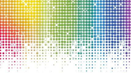 colorful halftone background