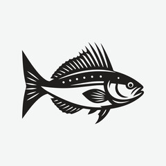 Fototapeta premium Premium Fish Silhouette Logo Design for Modern Brands