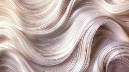 Light grey blond hair mask tube, white and violet pseudo-infrared style, tenwave, beige tones, illustration background