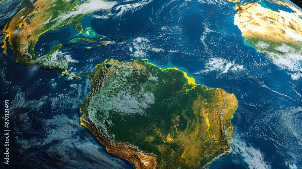 Poster diverse climates, from tropical to polar, create a wide range of habitats and influence global weath