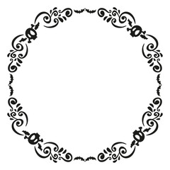 Hand drawn halloween frame template design