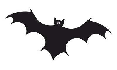 Hand drawn bat silhouettes for halloween celebration