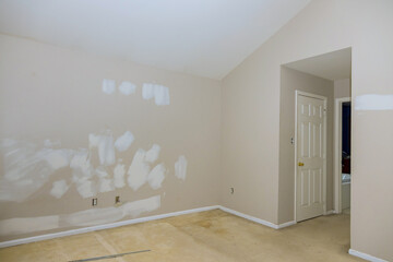 In course of repairing room in house, walls that have been damaged must be puttied