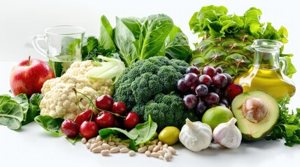 Photo of Kidney nourishing food, illustration, Generative AI