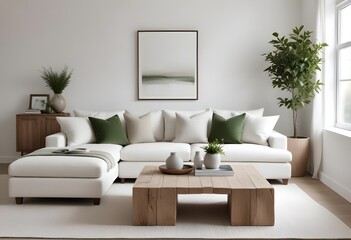 living room interior greenery eco friendly home design