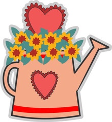 Spring Love Icon Sticker