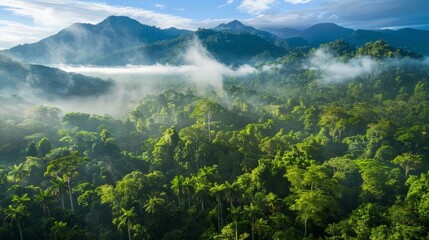 Obraz premium From lush rainforests to arid deserts, the landscapes showcase a stunning variety of natural wonders and habitats.