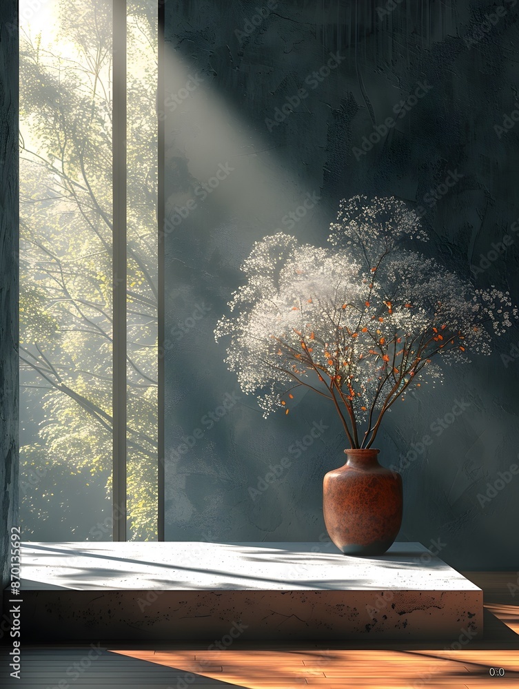 Aufkleber a 3d rendered image of iso a size premium matte inkjet paper with fine art texture and deckled edges