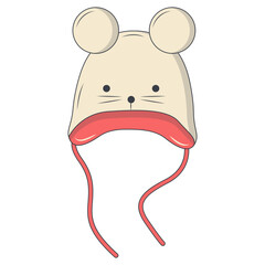 Cute Baby Supplies Clipart. Vector Cartoon Illustration Isolated on White Background.