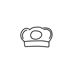 Crown doodle icon