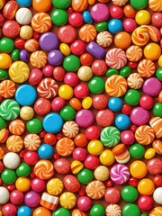 Fototapeta premium Colorful Candy Background.