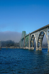 Naklejka premium city harbour bridge