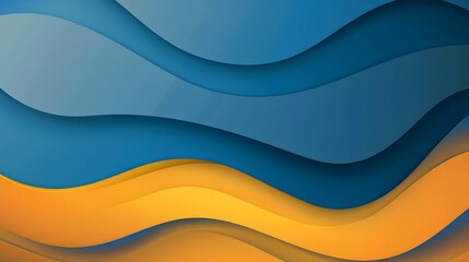 Fototapeta premium blue and yellow modern geometric background