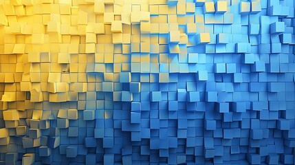 blue and yellow modern geometric background