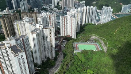 view of the Lei Tung Estate in Hong Kong June 11 2024