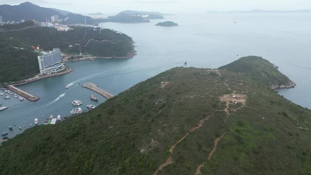 the Yuk Kwai Shan on the island of Ap Lei Chau in Hong Kong
