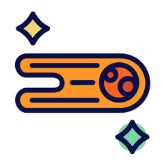 meteor icon design © wonderkidstudio