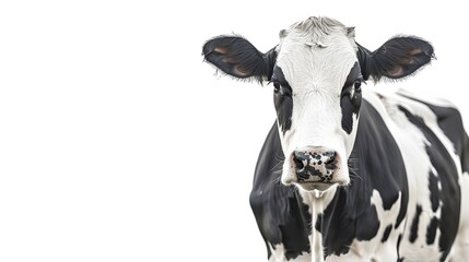 cow isolated on white background. 