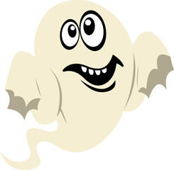 Halloween Ghost Expression Cute
