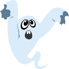 Halloween Ghost Expression Cute