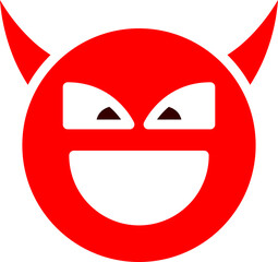 Devil Emoticon Icon
