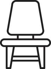 Chair Line Icon