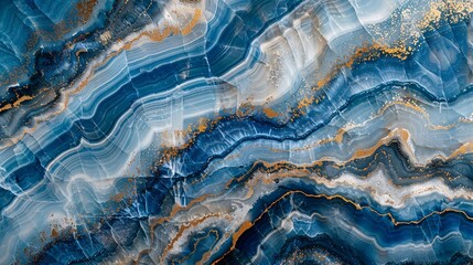 Azure Beauty: High-Resolution Blue Onyx Marble Texture for Contemporary Interior