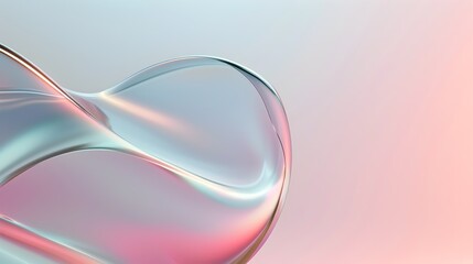 Mesmerizing Fluid Abstractions in Pastel Tones Flowing Gracefully