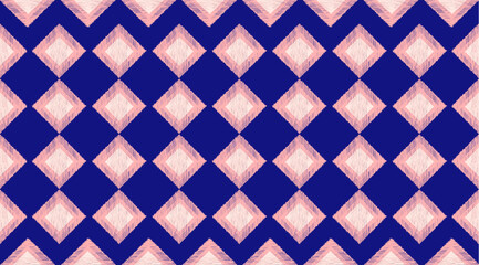 seamless diamond argyle striking pattern with 
dark blue background