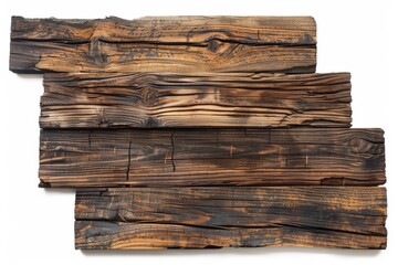 Rustic Weathered Wooden Plank Background