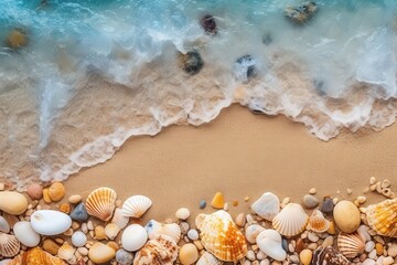 Obraz premium Seashells on the beach
