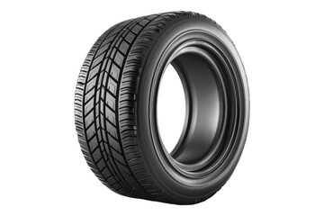 Car tire isolated on transparent background