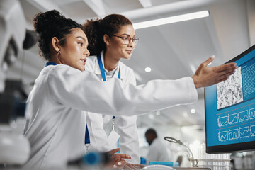 Teamwork, technology and analysis in laboratory for science, innovation or experiment....