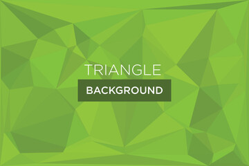 Abstract triangle geometric pattern banner design