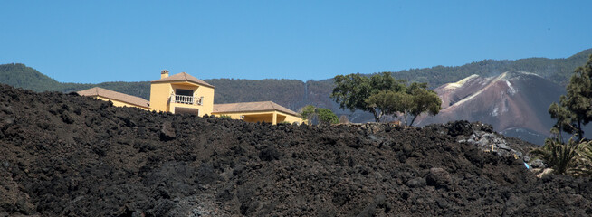 La Palma nach dem Ausbruch des neuen Vulkans Tajogaite