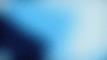 Dark blue, turquoise, light blue abstract grainy gradient background wallpaper