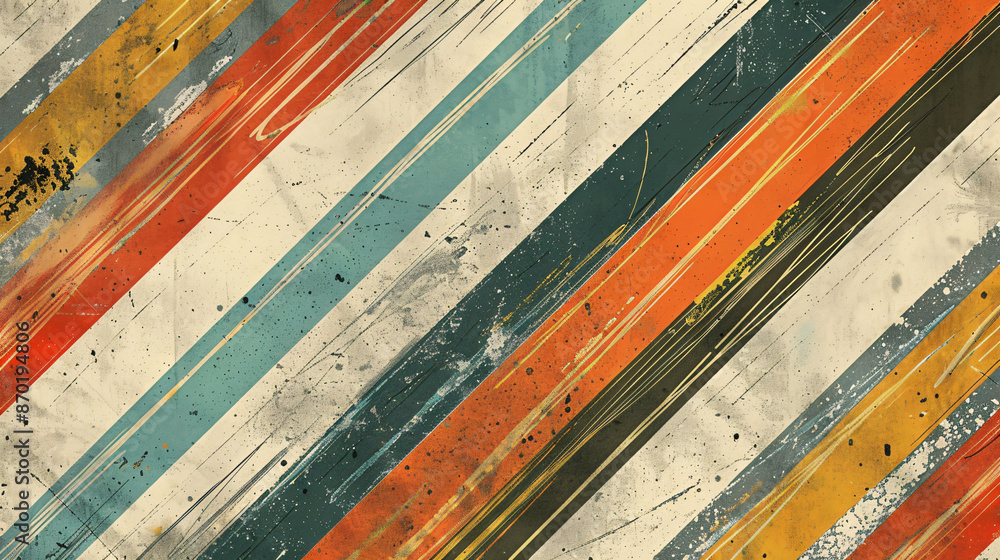 Poster abstract background with pastel colors and geometric shapes, creating an elegant and modern design f