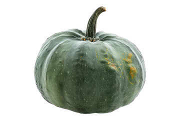 Green pumpkin isolated on transparent background